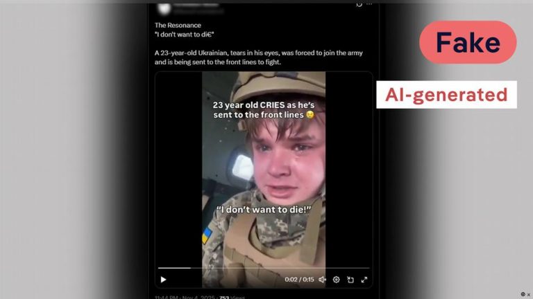 Videos of crying Ukrainian soldiers are fake
